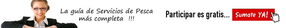 Sumate a la Guía de Servicios de Pesca